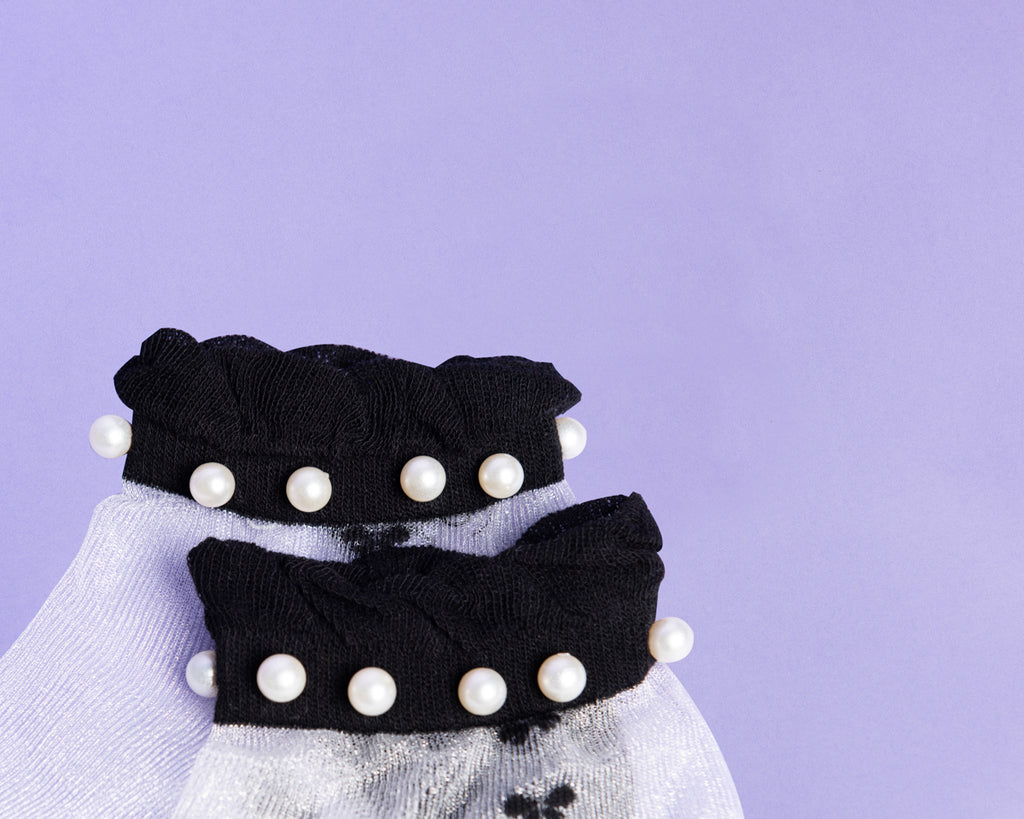 Pearls Are A Girl's Best Friend Socks
