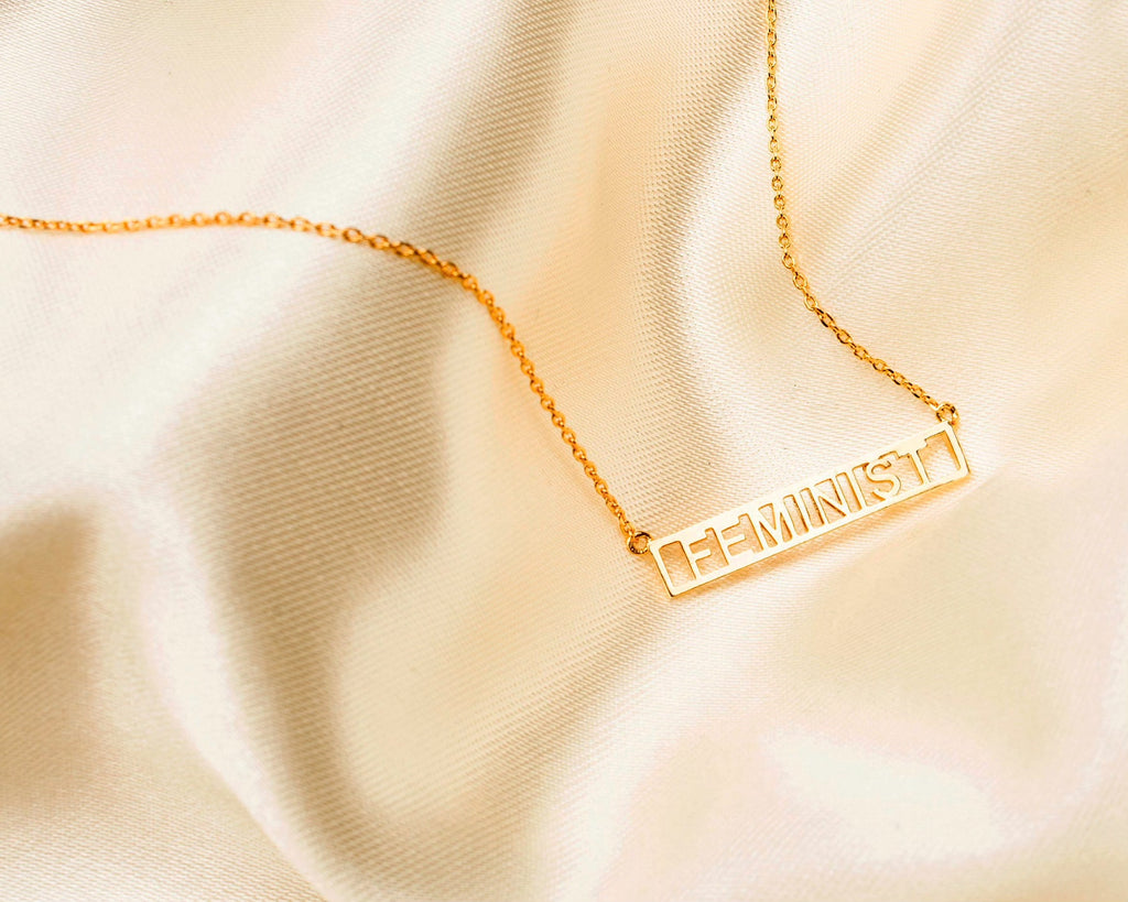 The Feminist Gold Necklace